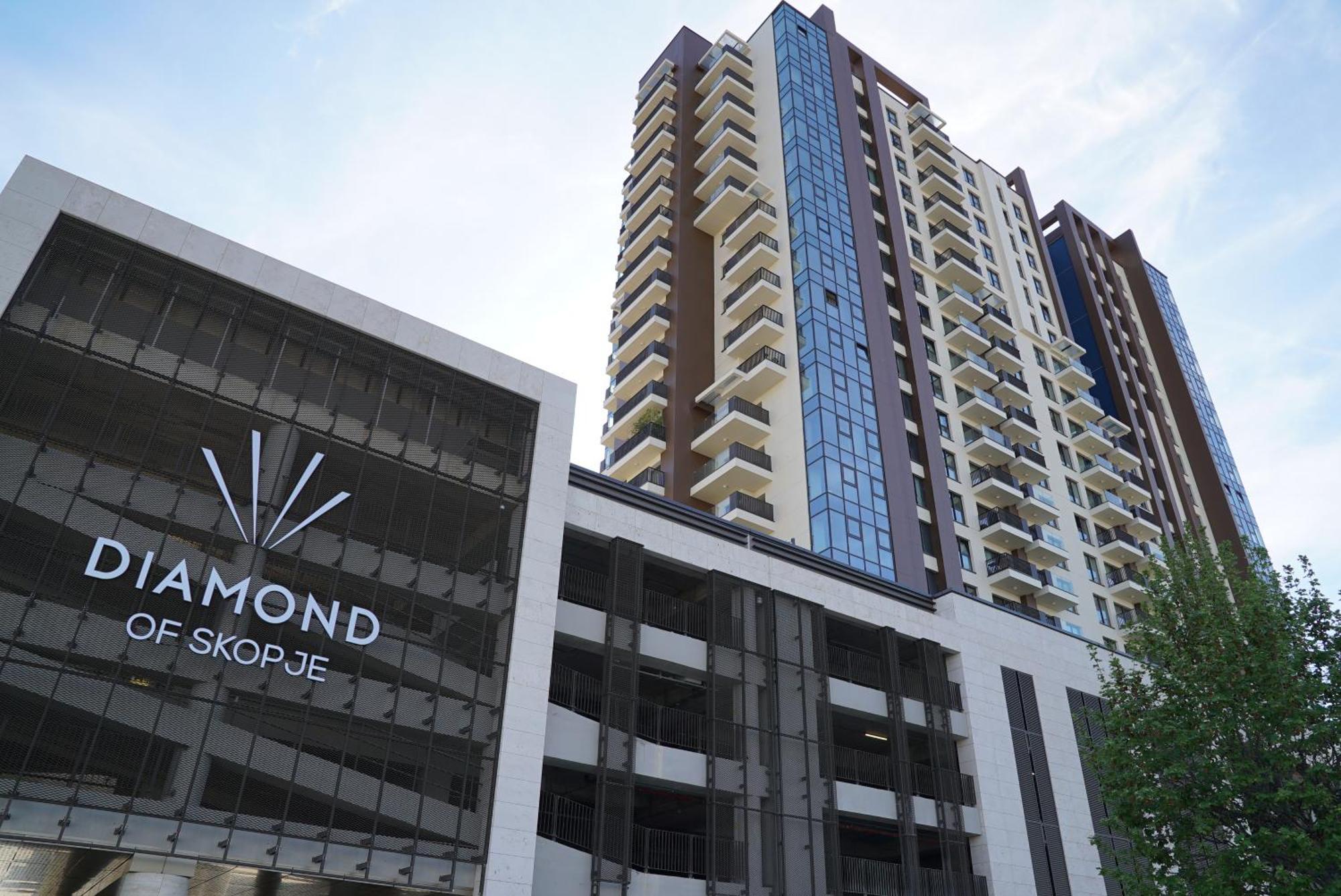 Diamond 72 Apartment , Skopje City - Center, Diamond Residences, Free Parking ภายนอก รูปภาพ